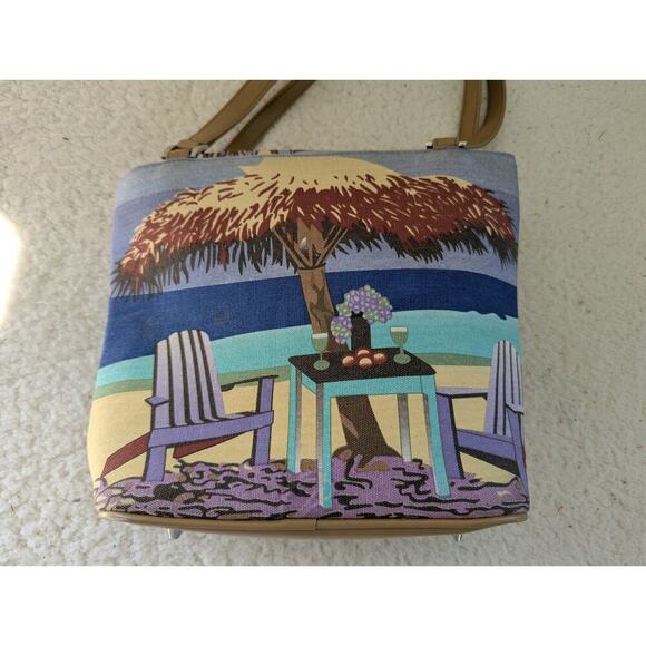 Beaded Beach Scene Purse Vacation, Cruise, Summertime - Picture 5 of 8